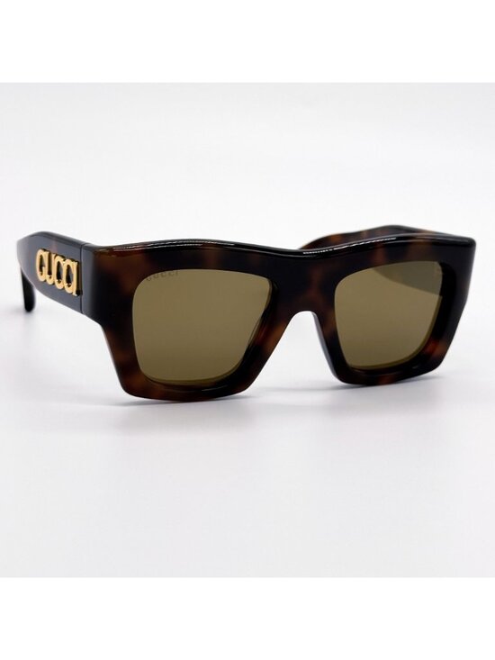 NEW GUCCI SUNGLASSES GG1772S 007 HAVANA SQUARE UNISEX GUCCI EYEWEAR main image 5